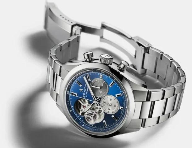 真力時最新推出藍色Chronomaster Open Boutique Edition腕表（圖）